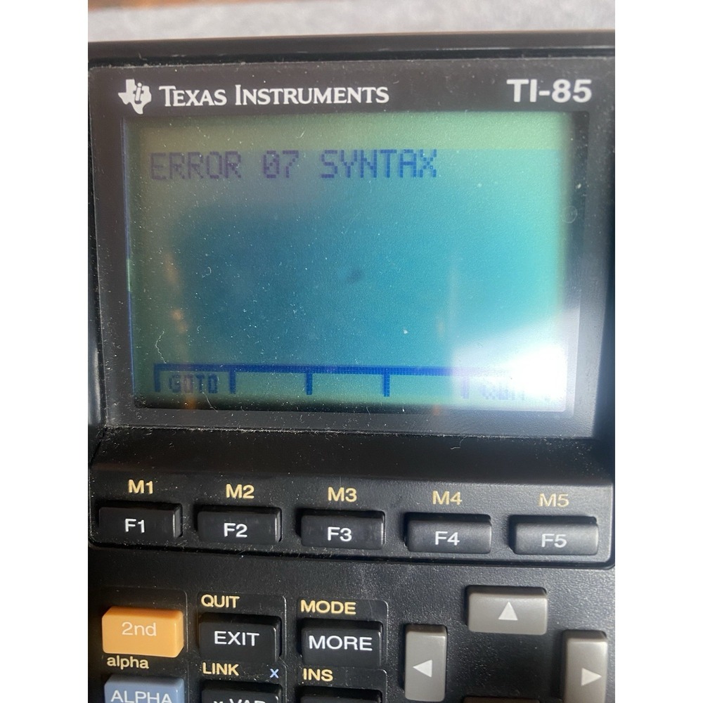 Texas Instruments TI- 85 Graphing Calculator With Cover Tested - Picture 6 of 6